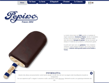 Tablet Screenshot of gelatipepino.it